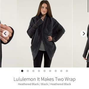 Lululemon It Makes Two Wrap